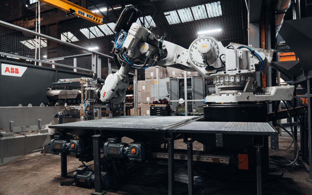 FGHM – notre nouvelle grenailleuse ROSLER en fonctionnement